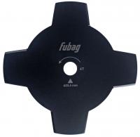 Триммерный диск FUBAG 4 лопасти внешний диаметр 255мм посадочный диаметр 25.4мм. толщина 1.6мм