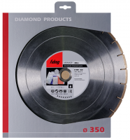 Алмазный отрезной диск FUBAG MH-I /плитка/сегмент. диам. 350/30-25.4 мм по мрамору
