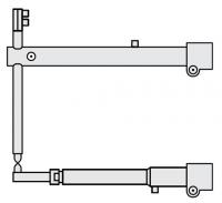 Плечи O 40 х 700мм прямые с тонким нижним плечом для FUBAG серии RS