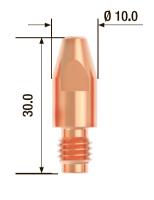 Контактный наконечник FUBAG M8х30 мм ECU D=0.9 мм (25 шт.)