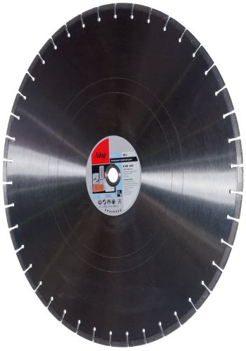 Алмазный отрезной диск FUBAG BB-I D600 мм/ 30-25.4 мм