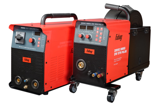 Сварочный полуавтомат FUBAG INMIG 500T DW SYN PULSE + подающий механизм DRIVE INMIG DW SYN PULSE + горелка FB 400 3m + Шланг пакет 5м