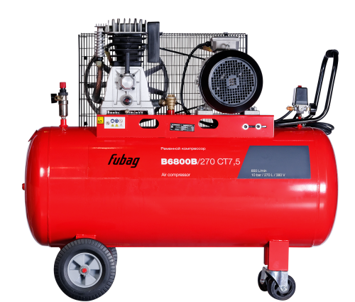 Ременной одноступенчатый компрессор FUBAG B6800B/270 CT7.5