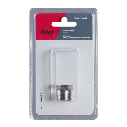Переходник FUBAG 1/2"M на 1/4"F, блистер 1 шт