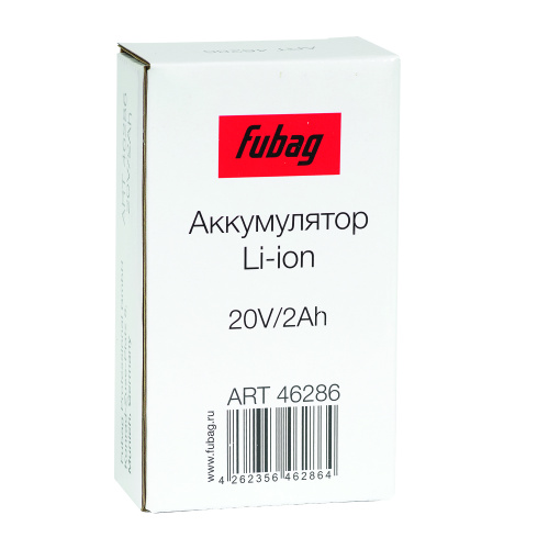 Аккумуляторная батарея FLI5S1P1202 Li-ion к бензиновым газонокосилкам FUBAG с электростартером и минирайдеру (20V/2Ah)