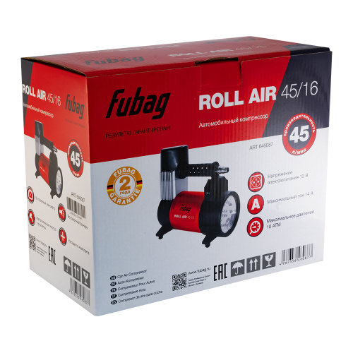 Автомобильный компрессор FUBAG Воздушный поток (Roll Air) 45/16