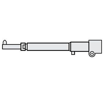 Нижнее плечо FUBAG O 45 х 400мм прямое тонкое для серии RV