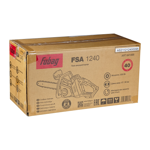 Пила аккумуляторная FUBAG FSA 1240