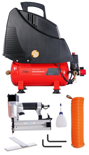 Компрессор поршневой FUBAG WOOD MASTER KIT + 4 предмета