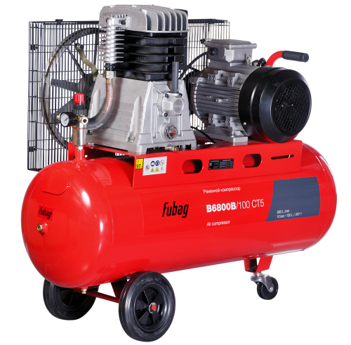 Ременной одноступенчатый компрессор FUBAG B6800B/100 CT5