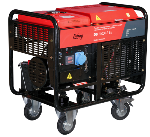 Электростанция дизельная FUBAG с электростартером и коннектором автоматики DS 11000 A ES
